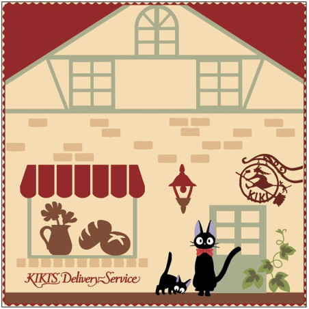 Mini Serviette Boulangerie de Kiki 25x25 cm - Kiki La Petite Sorcière