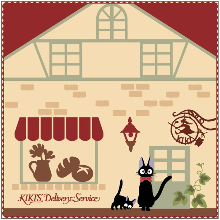 Mini Towel Kiki’s Bakery 25x25 cm - Kiki's Delivery Service