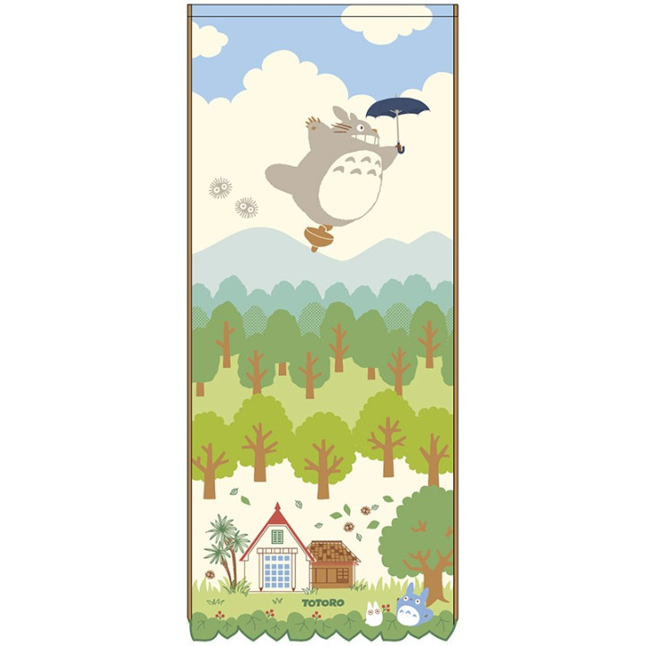 Towel Totoro in the sky 34x80 cm - My Neighbor Totoro