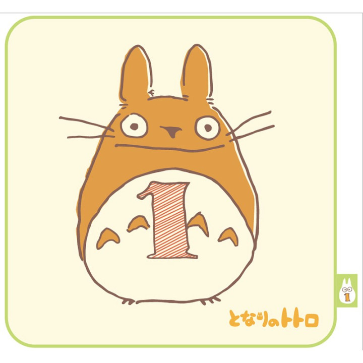 Mini Towel Totoro Birthday 1 25x25 cm - My Neighbor Totoro