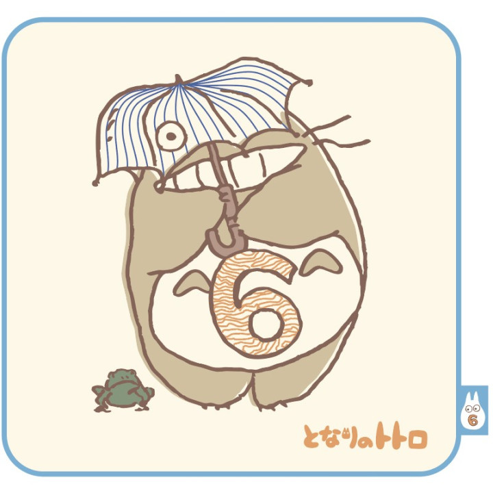 Mini Towel Totoro Birthday 6 25x25 cm - My Neighbor Totoro