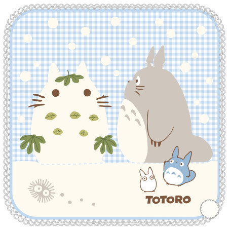 Mini Serviette Bonhomme de neige 25x25 cm - Mon Voisin Totoro
