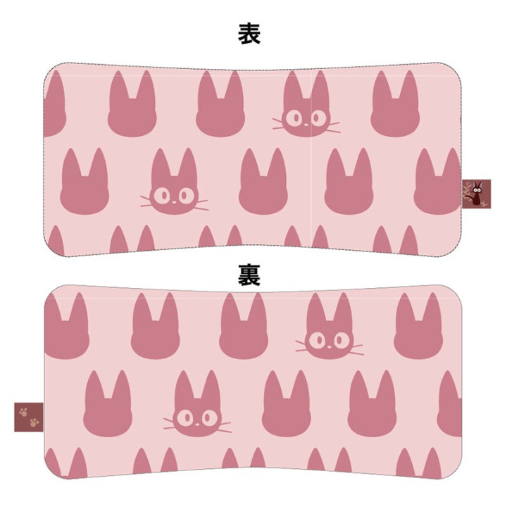 Coussin brique moiré Jiji silhouette   - Kiki la petite sorcière