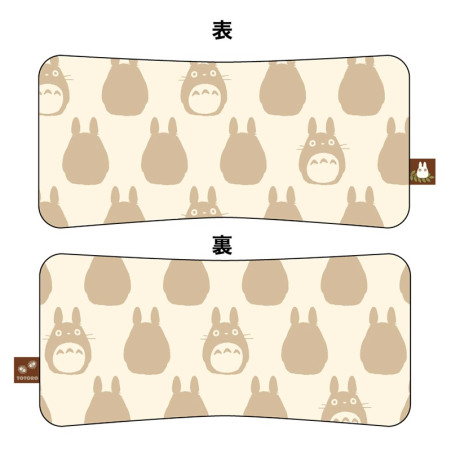 Coussin brique moiré Totoro silhouette   - Mon Voisin Totoro