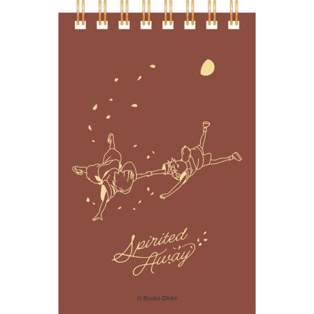 Carnet à spirales gauffré 11,5×7,2cm Chihiro & Haku - Le Voyage de Ch