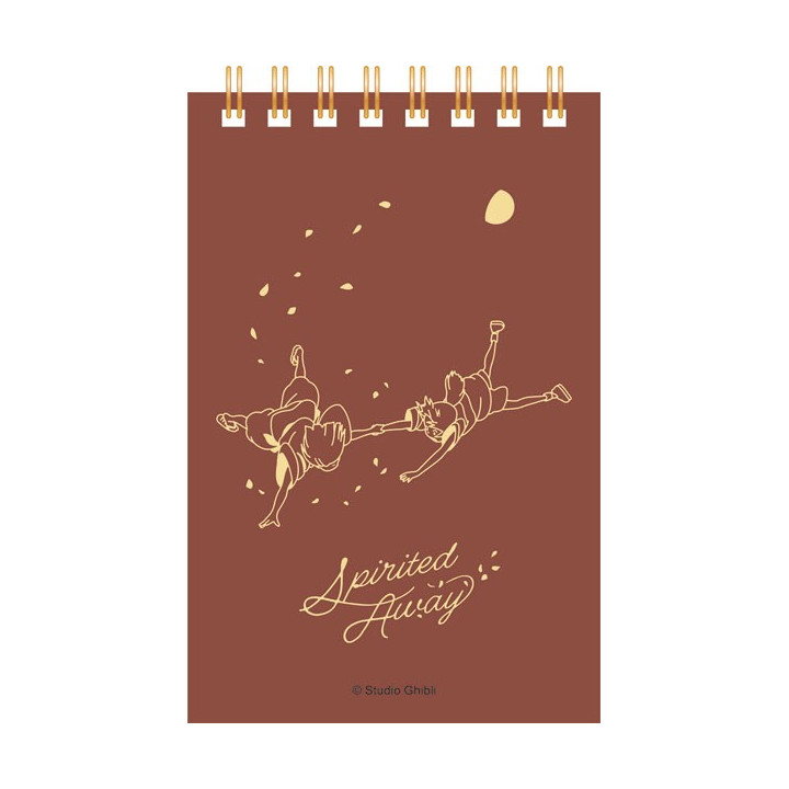 Carnet à spirales gauffré 11,5×7,2cm Chihiro & Haku - Le Voyage de Ch