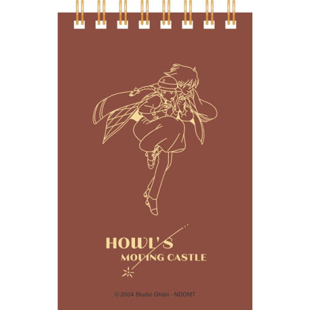 Carnet à spirales gauffré 11,5×7,2cm Sophie & Hauru - Le Château Ambu