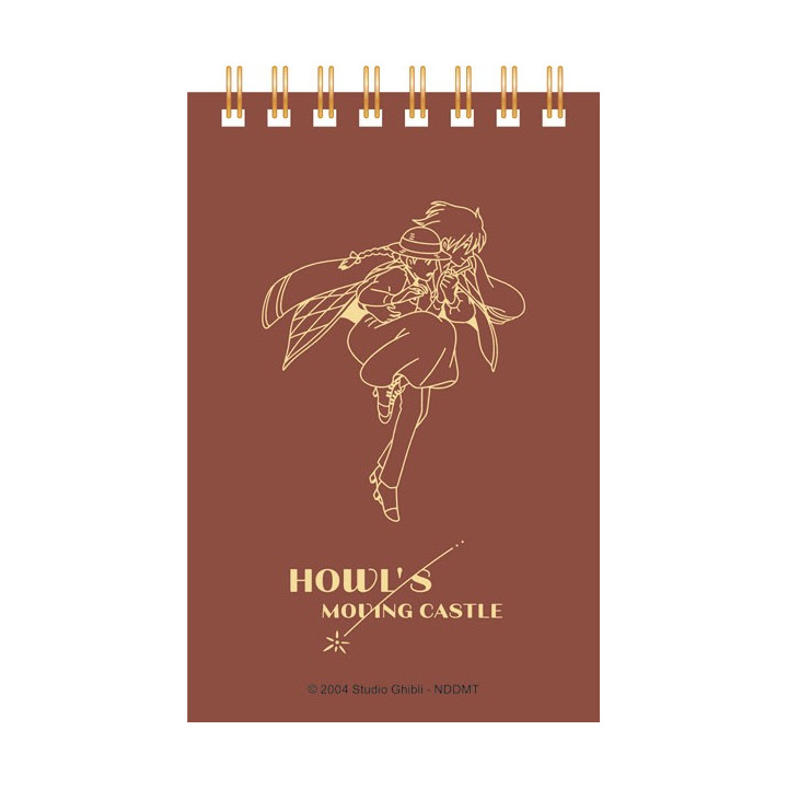 Carnet à spirales gauffré 11,5×7,2cm Sophie & Hauru - Le Château Ambu