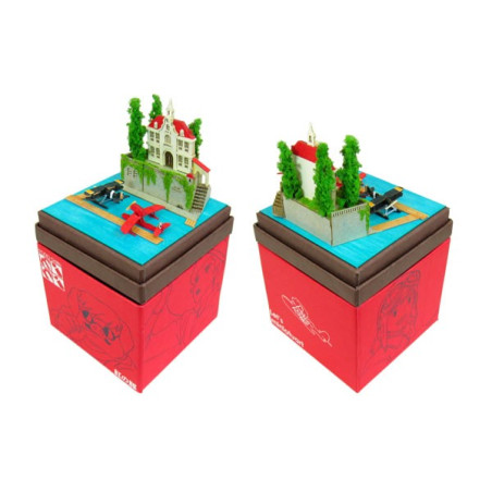 Diorama papier Adriano & hydravion de chasse - Porco Rosso