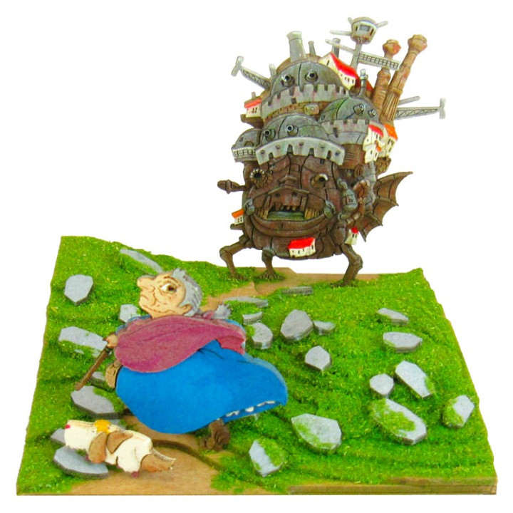 Diorama papier Château de Hauru & Sophie  - Le Château ambulant