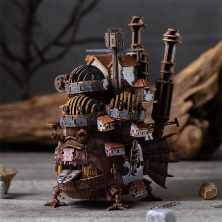 Maquette en bois Kigumi Château de Hauru - Le Château ambulant