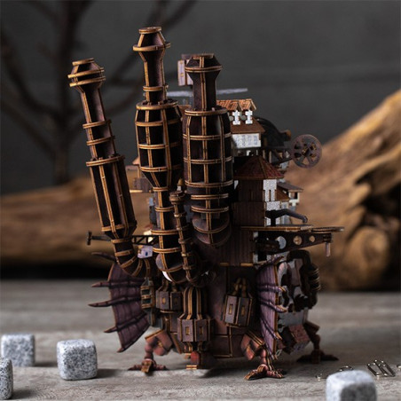 Maquette en bois Kigumi Château de Hauru - Le Château ambulant