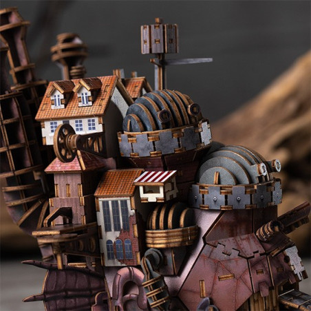 Maquette en bois Kigumi Château de Hauru - Le Château ambulant
