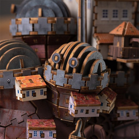 Maquette en bois Kigumi Château de Hauru - Le Château ambulant