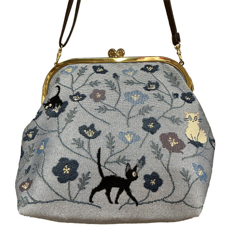 Sacoche Jiji Fleur bleue - Kiki la petite sorcière
