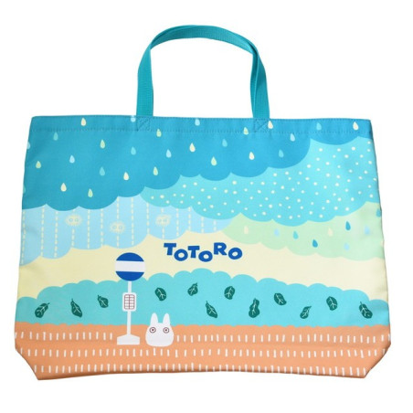 Sacoche d'écolier Totoro sous la pluie - Mon VoisinTotoro