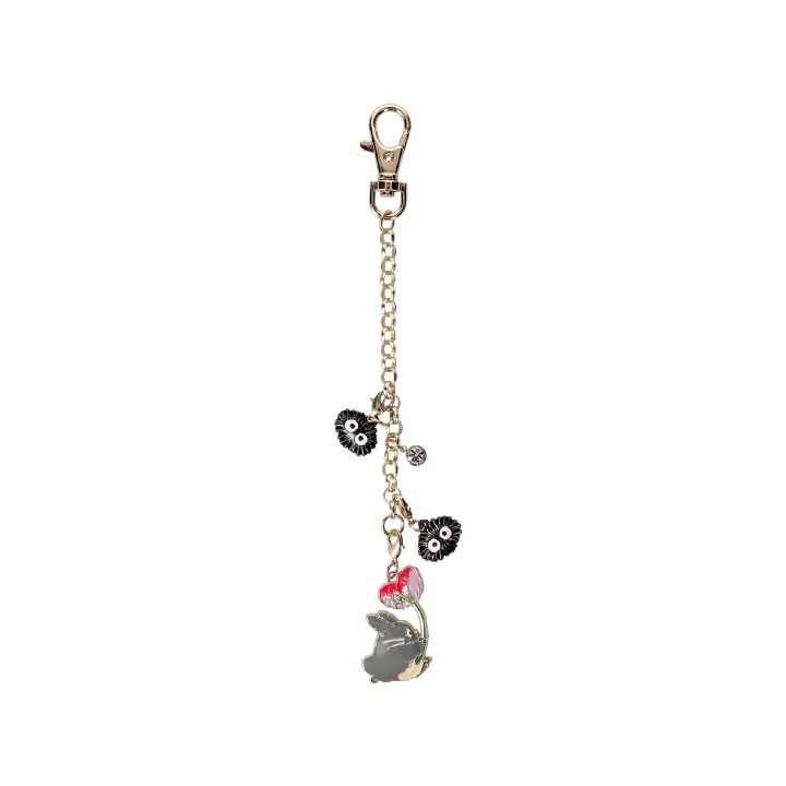 Chaînette Charms Totoro Gris & Fleur - Mon Voisin Totoro