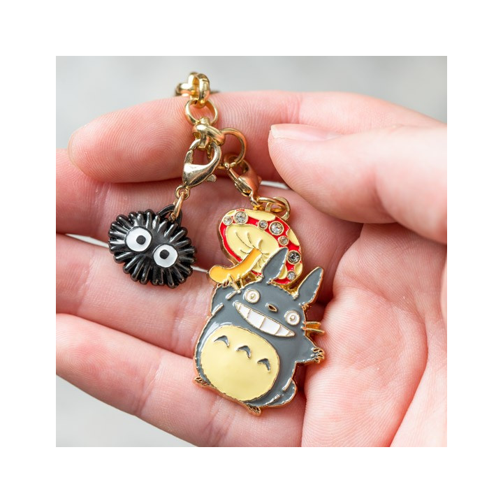 Chaînette Charms Totoro Blanc & Fruits - Mon Voisin Totoro
