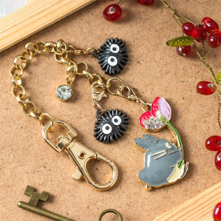 Chaînette Charms Totoro Blanc & Fruits - Mon Voisin Totoro