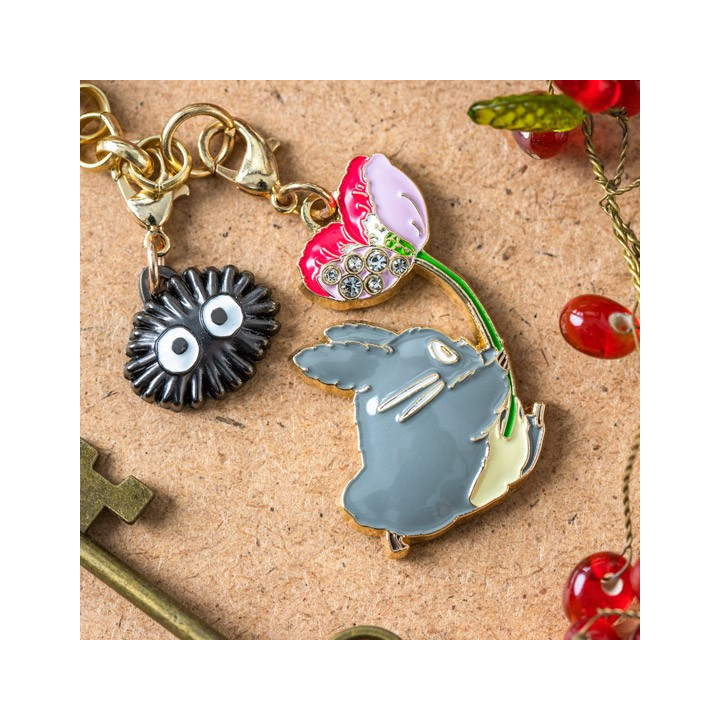 Chaînette Charms Totoro Blanc & Fruits - Mon Voisin Totoro