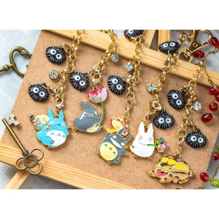 Chaînette Charms Totoro Blanc & Fruits - Mon Voisin Totoro
