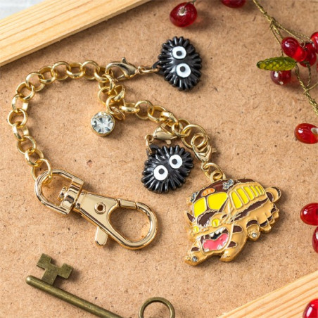 Charm Chain Catbus & Soot Sprites - My Neighbor Totoro