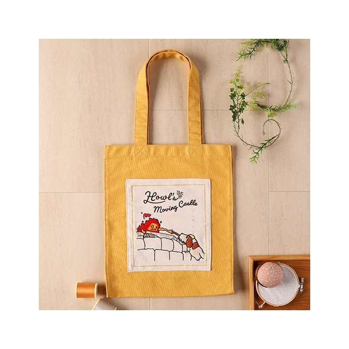 Tote bag Calcifer & Hin - Le Château ambulant