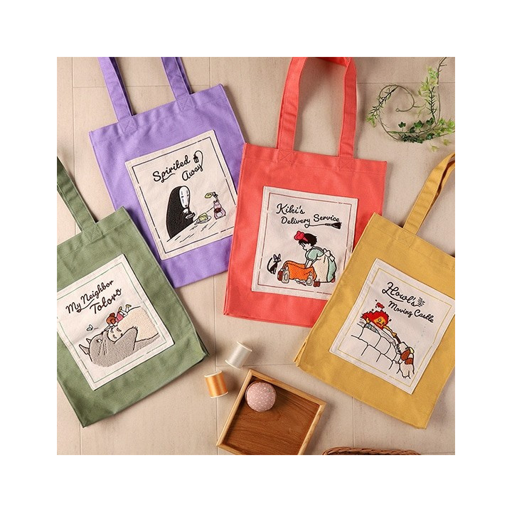 Tote bag Calcifer & Hin - Le Château ambulant