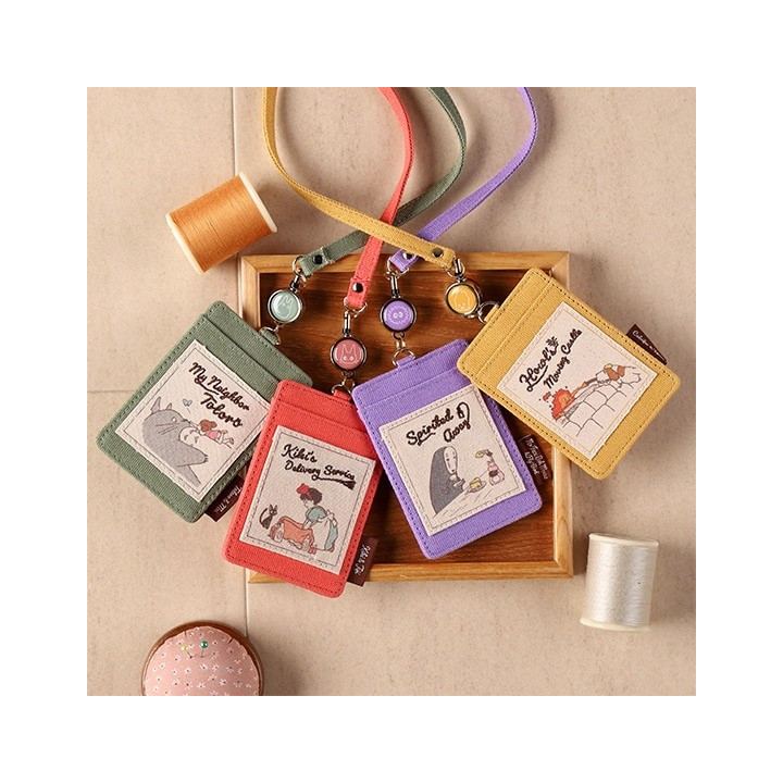 Pouch card holder No Face's Tea time - Spirited Away