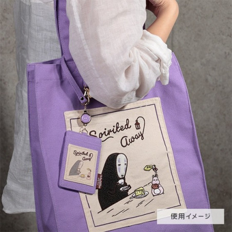 Pochette porte-carte No Face Heure du thé - Le Voyage de Chihiro