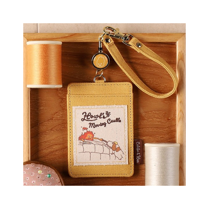 Pochette porte-carte Calcifer & Hin - Le Château ambulant