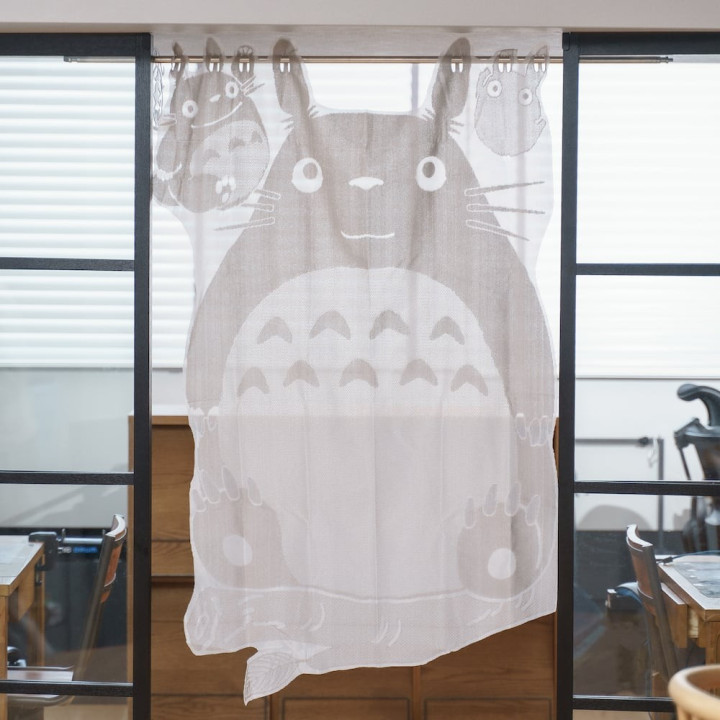 Transparent Japanese Curtain Totoro - My Neighbor Totoro