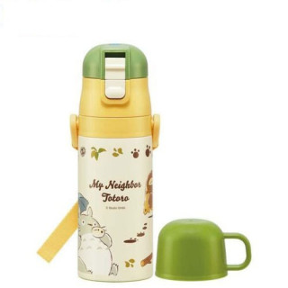 Bouteille Thermos ouverture double Totoro & Chatbus - Mon Voisin Toto