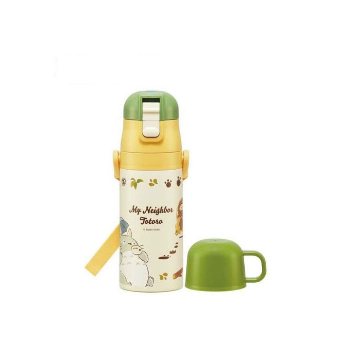 Bouteille Thermos ouverture double Totoro & Chatbus - Mon Voisin Toto