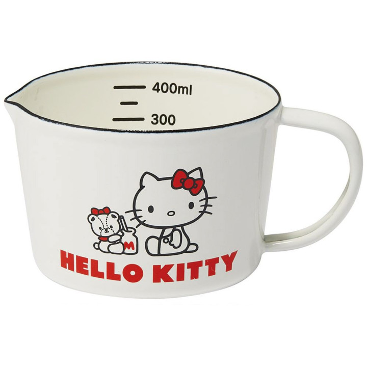Tasse à mesurer émail 450ml Tiny Chum - Hello Kitty