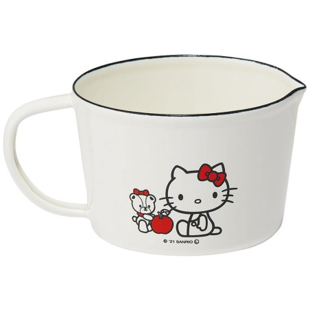 Tasse à mesurer émail 450ml Tiny Chum - Hello Kitty