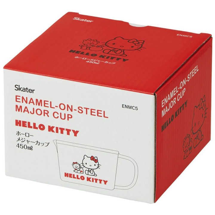 Tasse à mesurer émail 450ml Tiny Chum - Hello Kitty