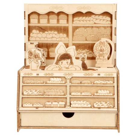 Maquette en bois Kigumi Boulangerie - Kiki la petite sorcière