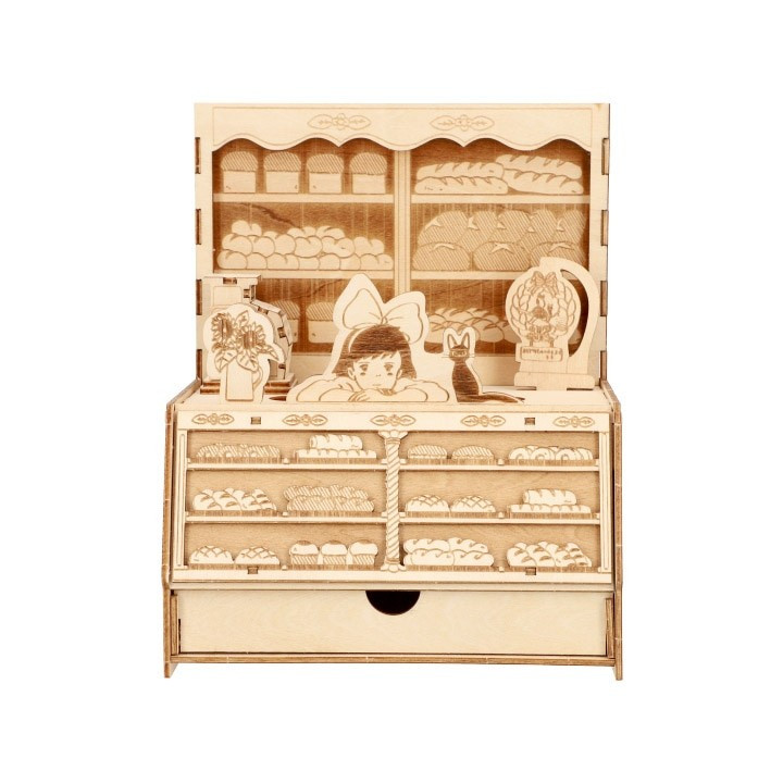 Maquette en bois Kigumi Boulangerie - Kiki la petite sorcière