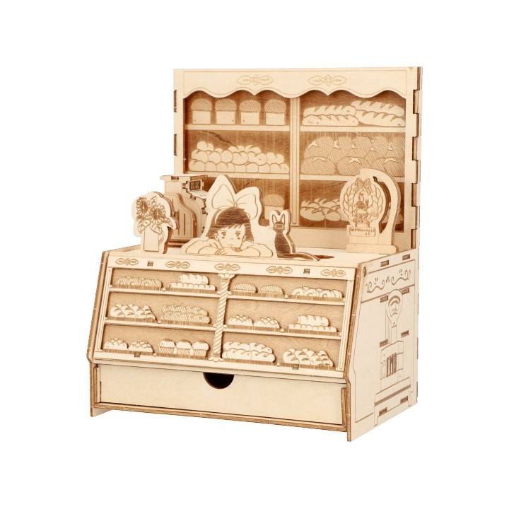 Maquette en bois Kigumi Boulangerie - Kiki la petite sorcière