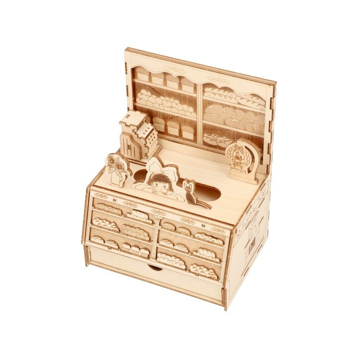 Maquette en bois Kigumi Boulangerie - Kiki la petite sorcière