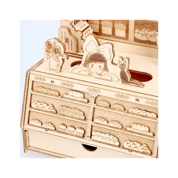 Maquette en bois Kigumi Boulangerie - Kiki la petite sorcière