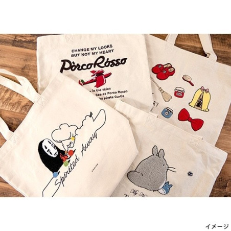 Tote bag Brodé No Face Tricotant - Le Voyage de Chihiro