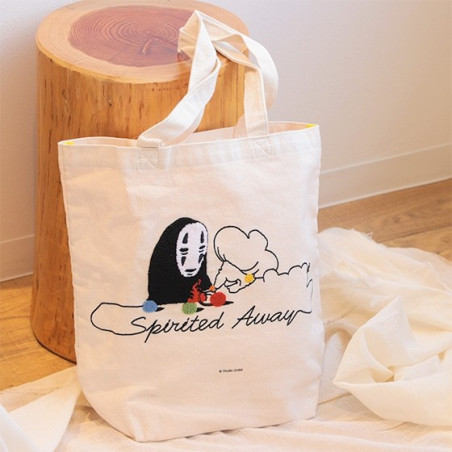 Tote bag Brodé No Face Tricotant - Le Voyage de Chihiro