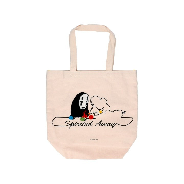 Tote bag Brodé No Face Tricotant - Le Voyage de Chihiro