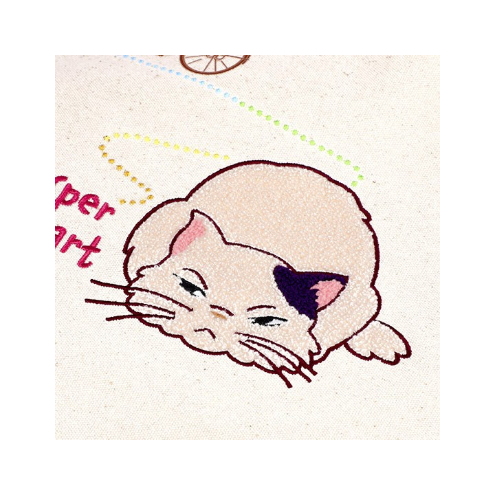 Tote bag Brodé Le Passage - Si tu tends l'oreille