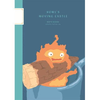 Carnet de notes B6 Calcifer - Le Château ambulant