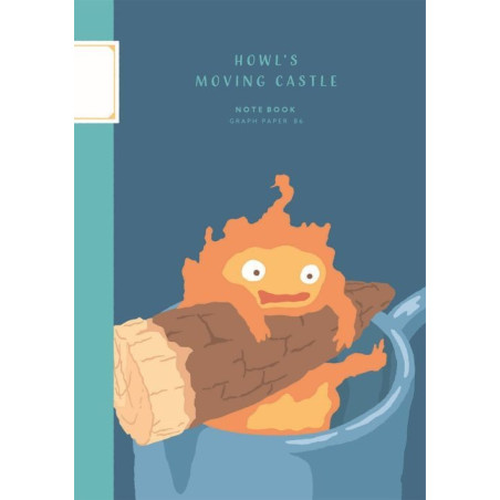 Carnet de notes B6 Calcifer - Le Château ambulant