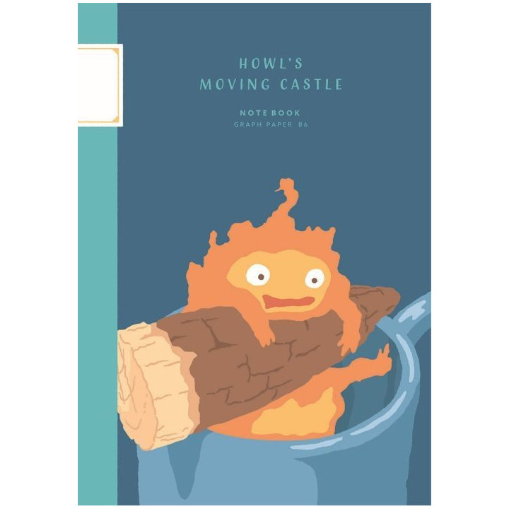 Carnet de notes B6 Calcifer - Le Château ambulant