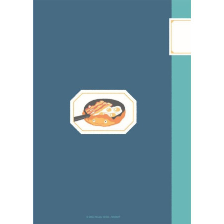 Carnet de notes B6 Calcifer - Le Château ambulant